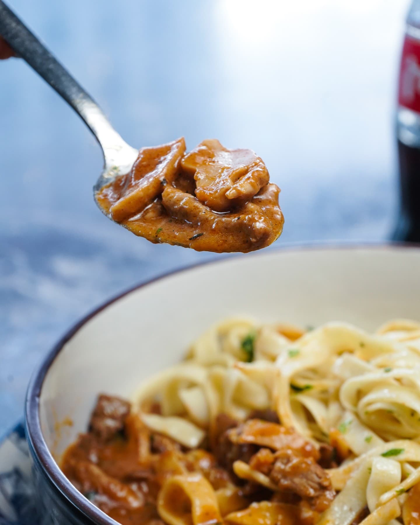 Tagliatelle with beef