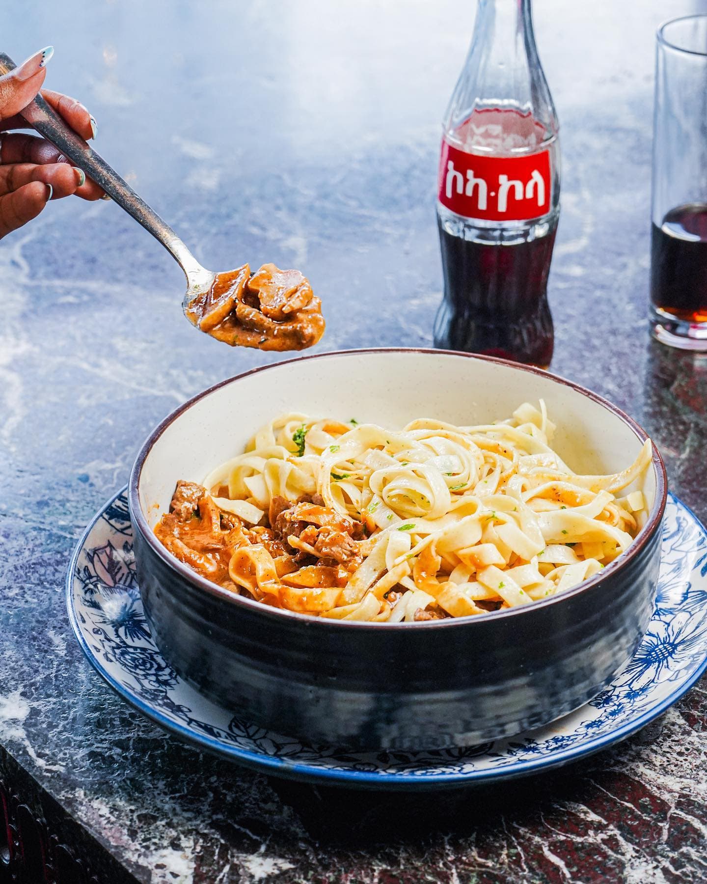 Berlin Bar โ signature tagliatelle dish