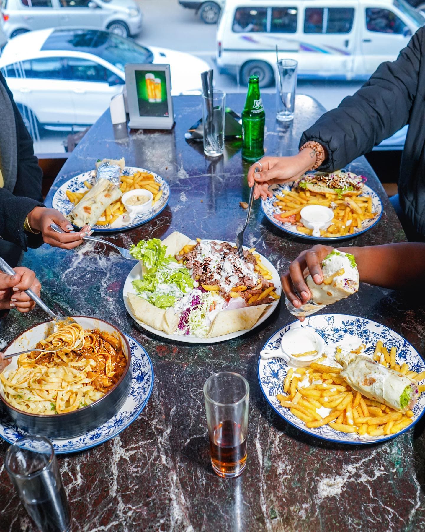 Berlin Bar โ guests dining