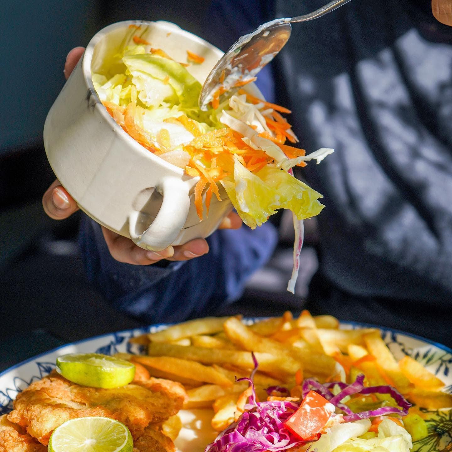 Berlin Bar โ food being served